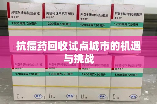 宜昌抗癌药回收试点城市的机遇与挑战