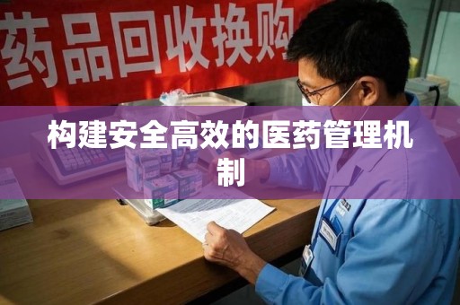 宜昌构建安全高效的医药管理机制