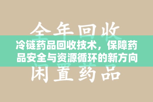 宜昌冷链药品回收技术，保障药品安全与资源循环的新方向