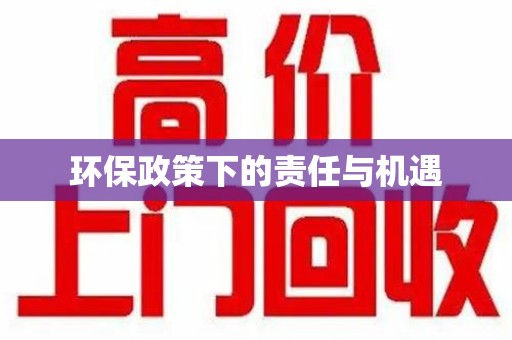 宜昌环保政策下的责任与机遇