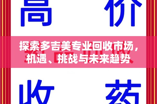 宜昌探索多吉美专业回收市场，机遇、挑战与未来趋势