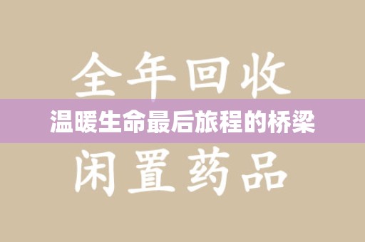 宜昌温暖生命最后旅程的桥梁